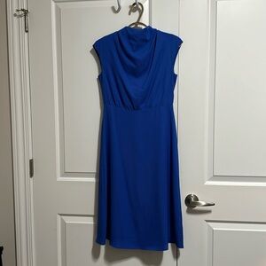 Ann Taylor Petite Dress in Cobalt Blue